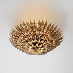 ZGallerie gold flushmount light